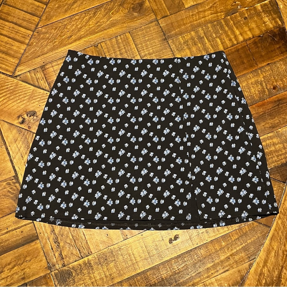 Floral Black AE Skirt